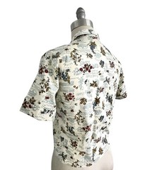 Women’s 1950’s Era Summer Blouse,novelty ,conversation Print, Avon