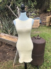 Vintage Hand Knitted Elegant Dress