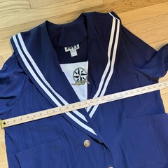 Vintage Pops Line Nautical Sailor Skirt Set Womens XXXL Navy Cruise Outfit 3XL