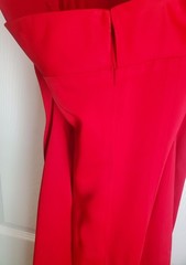 Vintage 1950s Gallina California Red Wiggle Pinup Dress | Rockabilly Retro