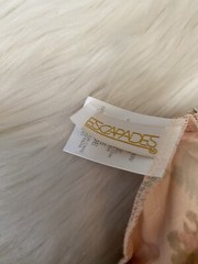 Escapades 80s Vintage Satin French Cut Flutter Panty Sleep Shorts Lingerie Sz L