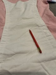 Vintage Snowhite Milwaukee Nurse Top dress Uniform Pink/White