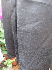 Taisho/ Silk/TIE DYE SILK HAORI, JACKET with superb detail, Med