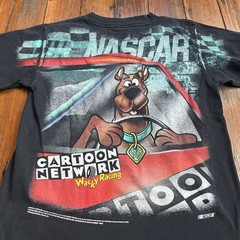 Vintage 2000 Murina Cartoon Network Wacky Racing Scooby-Doo NASCAR tshirt