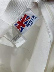 VTG 70s 80s REEBOK Tennis Mini Skirt XS S Pleated Crisp Poly Cotton Lyra Pockets