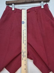 Vintage Tail High Waisted Trouser Shorts Red Check Preppy Retro Golf (4)