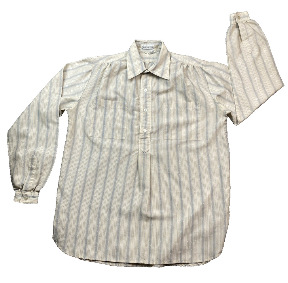 Vintage 1980s Prospectus Women’s Button Up Shirt M Tunic Disco Circles