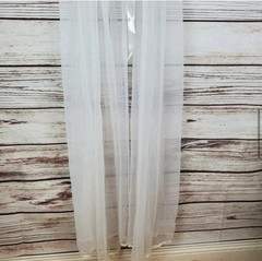 Vintage 2pc TOSCA LINGERIE Large White Nylon & Lace Bridal Boudoir Peignoir Set