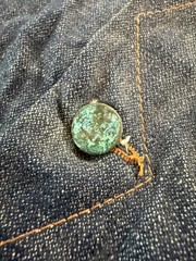 Wrangler Vintage 70’s Deadstock NOS Denim Western Jacket Size 14 Unlined USA