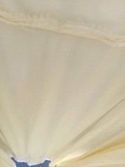 Vintage 1960s Custom Made Raw Silk Linen Embellished Wedding Dress Size 6 28w