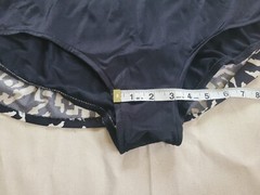 Vintage Robby Len Lane Bryant One Piece Swimsuit Dress Skirt Womens Size L/XL