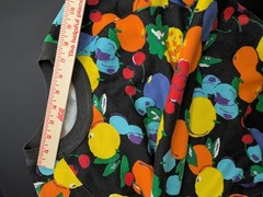 Vintage Sweatshirt Black Background Fruit Color Unique Design