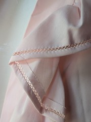 Vintage Blouse Pink Ruffle Day To Dinner Na-ma Blouse – 1950s