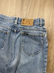 70s VINTAGE Lee Riders Tapered Leg Denim Jeans Tapered Leg Size 9 Made in USA
