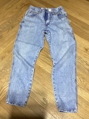 Zena Mom Jeans Size 8 High Rise Tapered Vintage Light Rinse