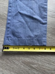 Vintage Sears JR Bazaar 70s High Waisted Wide Leg Denim Jeans Blue Talon