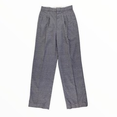 Vtg Pleated Trouser TR Bentley High Waisted Plaid Pants Old Money Measures 27×28