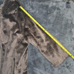 Vintage Brazotta Brown Fur Coat by Collins & Aikman Styled by Fairmoor Lined