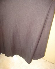 Vintage 1980s Carol Anderson black orlon/wool surplice swing skirt dress 3/4