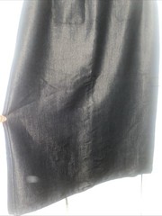 80s 2 Piece Skirt Vest Top Set Women’s Size 16 Black Velvet Rayon Blend