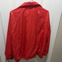 Vintage 1980’s Womens Large Windy Weather Rain Jacket Retro Coat Windbreaker