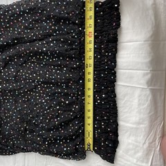 VTG 1980s SAKS FIFTH AVENUE Silk Blouson DRESS SEQUINS Beads Rouched Cuffs