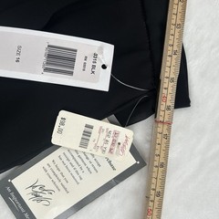 Vtg Lord & Taylor Maxi Skirt 16 Black Full Circle Long Casual Formal NWT
