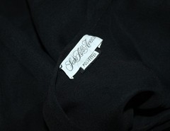 AS IS DAMAGE Estate vintage Saks Fifth Avenue Chiffon Cape Double-Layered XS S M
