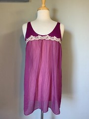 Vintage Formfit Rogers Two Piece Baby Doll Nightgown and Matching Robe, Size Sml