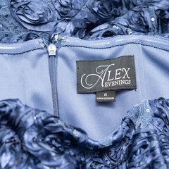Alex Evenings – Off-The-Shoulder Sequined Lace Gown