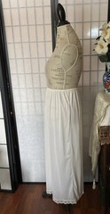 Opera NWT/D USA ILGWU Tag Wom XL Approx. 35” Slit Lace Hem Slip