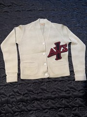 1940s varsity cardigan sweater size small