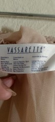 Vtg,Vassarette Nude Chiffon Cami & Shorts Set ,Sheer,Satin Trim,Small 17-167.
