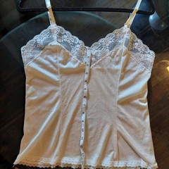 Vintage cream lace camisole.