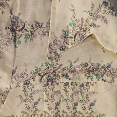 Vintage 70s R&K Originals Floral Shirt Dress ILGWU Union Made USA Women’s Small