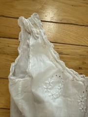 RARE Antique 1900 Women Eyelet Lace Camisole One Piece Bloomers Jumpsuit Romper