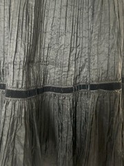 1950s Black Velvet and Taffeta Dress by R&K Originals, Extra Small to Small