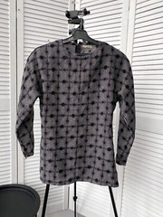 Gianni Versace 1980-1990 Very Rare Vintage Wool Dress 80’s Geometric Print 90s