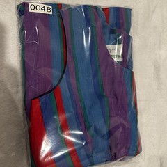 Vintage 90s New Perspective Dress Women 14 Striped Midi Made USA Sleeveless
