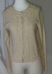 Vintage Clifford and Wills Beaded Lambswool Sweater, Size S