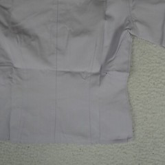 Vintage Todd Oldham Top Women Size S Lavender Short Sleeve Collared Sun Bleached