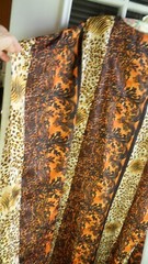 VINTAGE SHAZEIN ANIMAL PRINT 100% POLYESTER LADIES KAFTAN–ONE SIZE