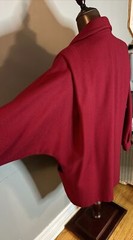Vintage Fashions By Jill Red Wool Coat Sz: M (see measurements)