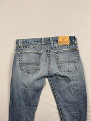 Vintage Lucky Brand Womens Blue Jeans Sz 2/26 Dungarees Made in USA Button Fly