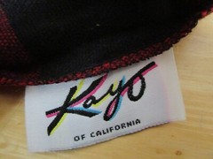 Vintage Kayo California Buffalo Plaid Button Skirt Size 38 Wool Blend