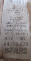 vtg 70s SEARS 84155 BEIGE NYLON LACEY full slip SISSY size 38 bust 42″ USA