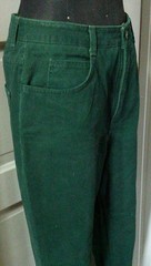 80’s TALBOTS Forest Green Flat Front Jeans Pants Trouser Slacks 10P