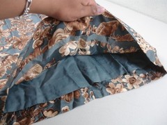 Women’s S M Vtg 1960’s Edward Abbott 100% Silk Cocktail Dress Sleeveless Belted