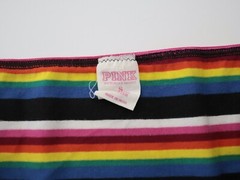 VTG Victoria’s Secret PINK Rare Pattern Stripe Hipster Panty SMALL
