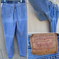 Vintage Levi’s 501 Jeans Button Fly Made In USA 80s 90s 11 M 28” Waist